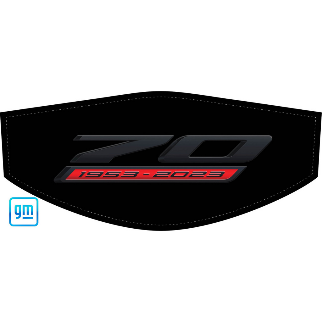 The Original C8 Corvette Trunk Cover - 70th Anniversary Emblem -