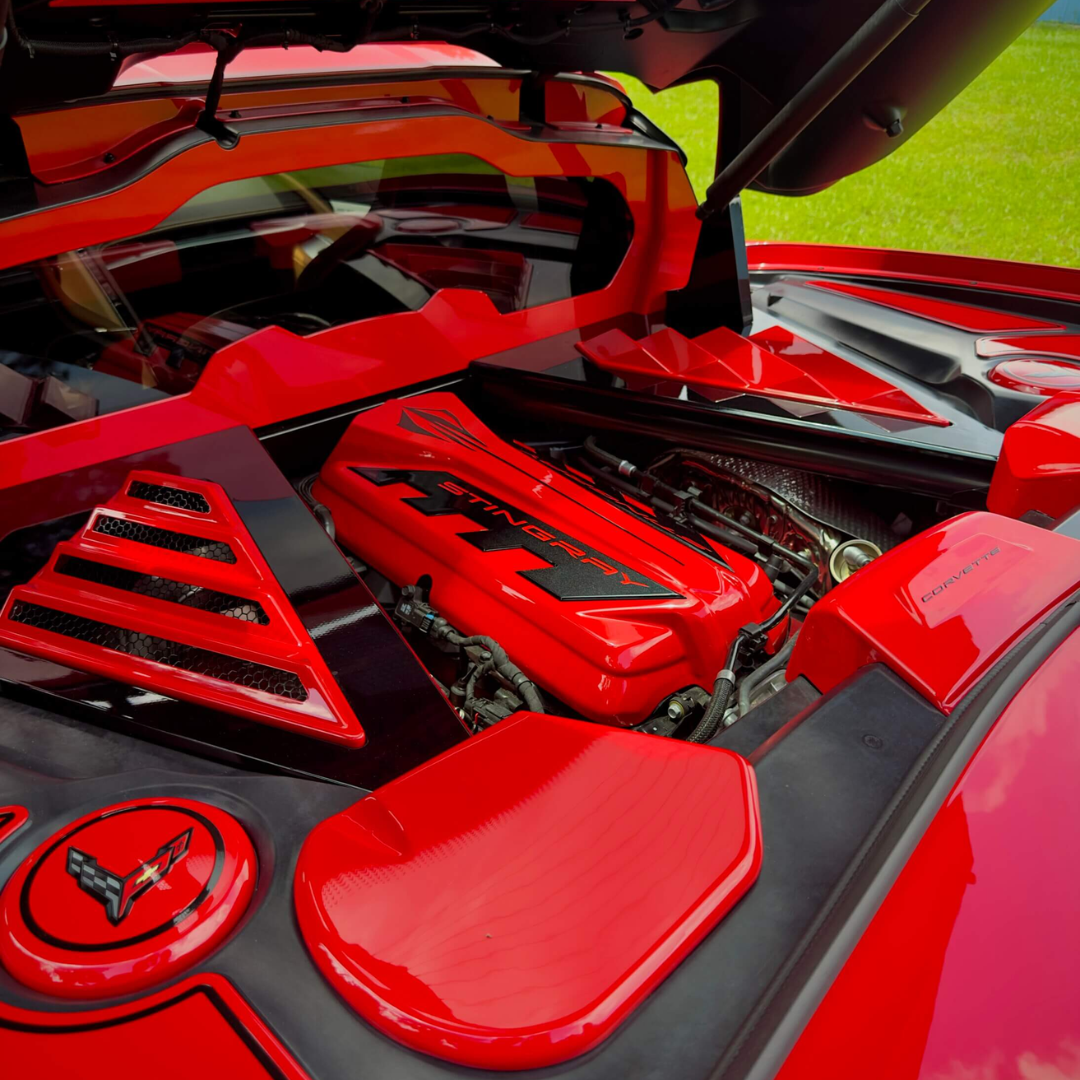 C8 Corvette Coupe Painted Engine Bay Covers