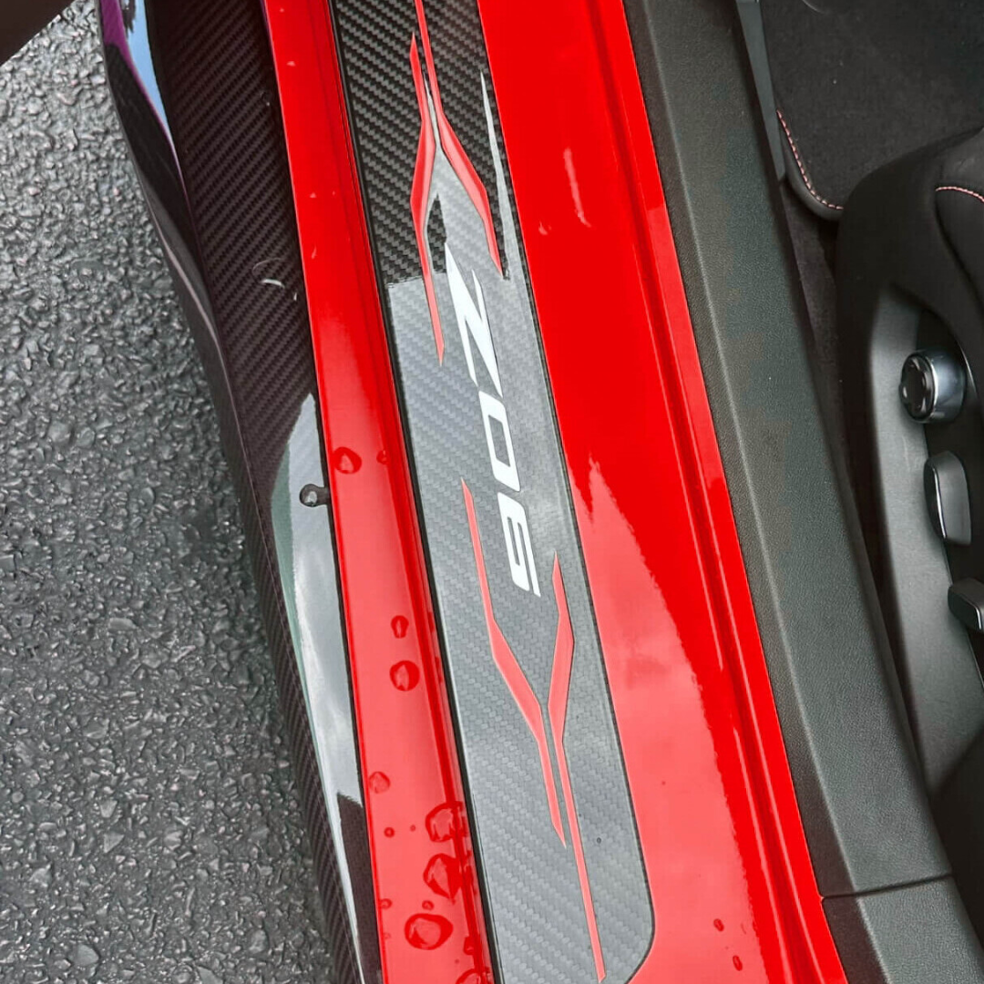 C8 Corvette Z06 Carbon Fiber Sill Plates