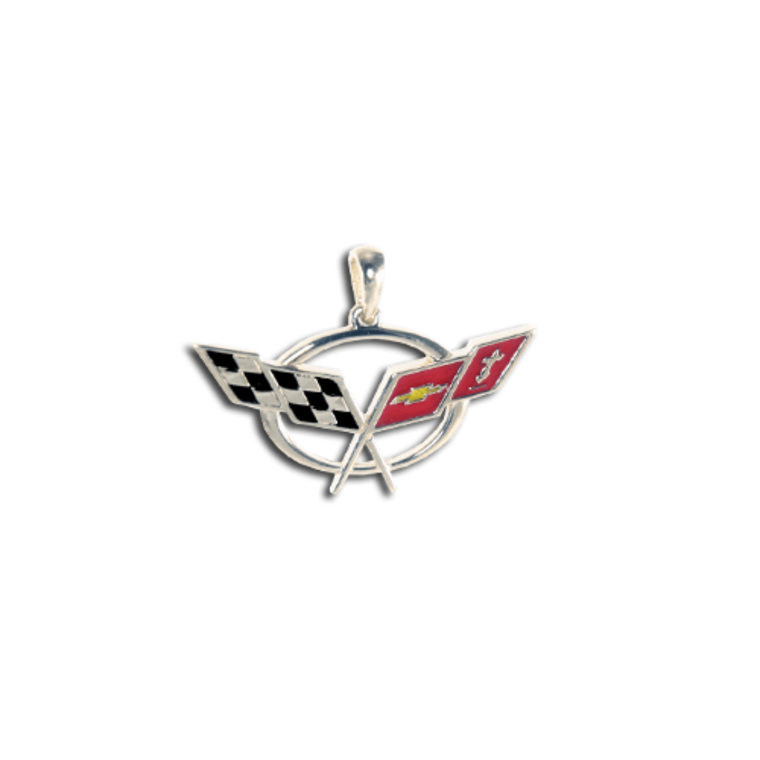 c5-corvette-sterling-silver-leverback-earrings-pendant-bundle