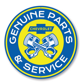 Chevy Genuine Parts & Service - Aluminum Sign