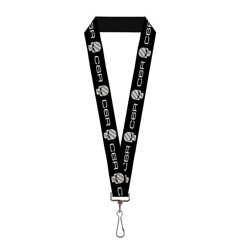 C6R Racing Jake Skull Logo Lanyard | Corvette Store Online