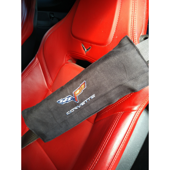 C6 Corvette Seat Armour Seat Belt Cushion - Set of 2