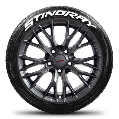 Stingray Tire Stickers - 4 OF EACH - 14"-16" - 1.25"