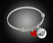 C5 Corvette Twisted Bangle Charm Bracelet - [Corvette Store Online]